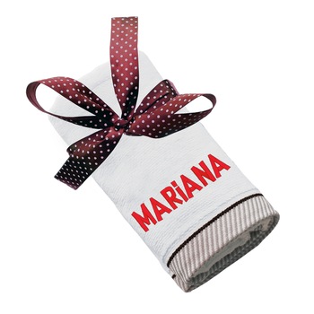 Prosop bumbac, LWS, brodat, model nume Mariana, alb, 70x140 cm Prosop bumbac, LWS, brodat, model nume Mariana, alb, 70x140 cm