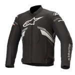 Alpinestars T-GP Plus R V3 textil férfi motoros kabát, fekete/szürke/fehér, méret 4XL