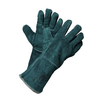 Manusi de Protectie ignifugate Protek, din Piele Spalt de Bovina, Culoare Verde, Marime Universala Manusi de Protectie ignifugate Protek, din Piele Spalt de Bovina, Culoare Verde, Marime Universala
