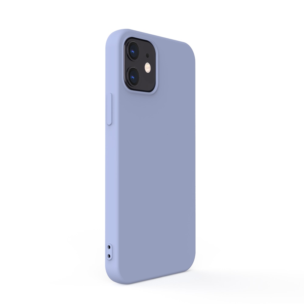Husa Lemontti Silicon Soft Slim iPhone 12 Mini, Lavender Gray