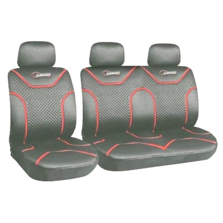Set huse scaune 3 locuri (2+1) pentru autoutilitara / VAN, Clasic 47022 Milex