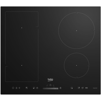 Plita incorporabila Beko HII64500UFT, Inductie, 4 zone de gatit, Indyflex, 19 trepte, Touch & Slide, Booster, Negru Plita incorporabila Beko HII64500UFT, Inductie, 4 zone de gatit, Indyflex, 19 trepte, Touch & Slide, Booster, Negru
