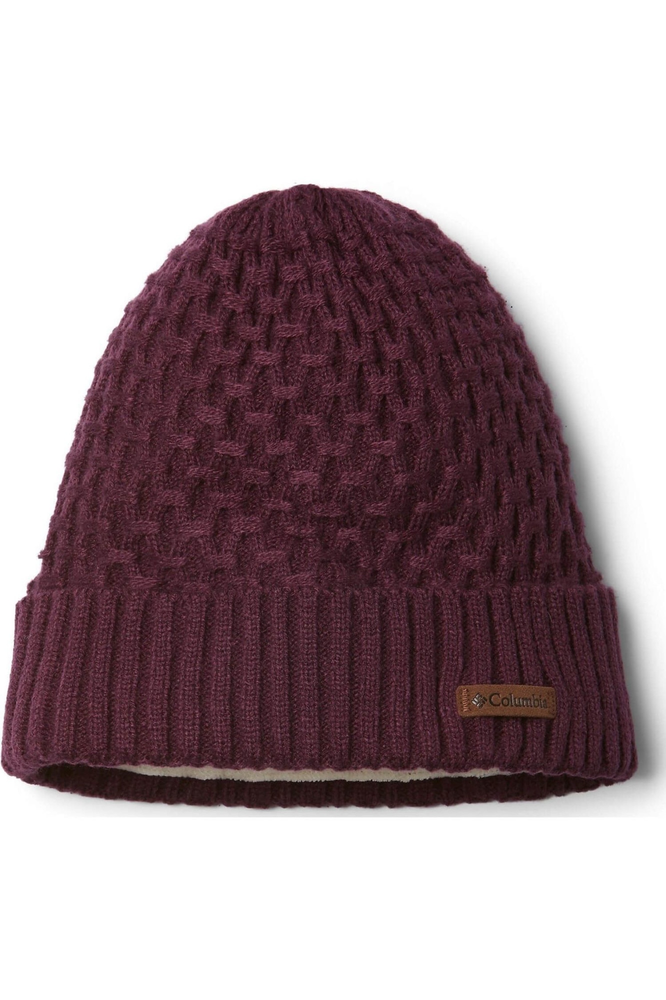 Caciula, Columbia Hideaway Haven Cabled Beanie, Violet