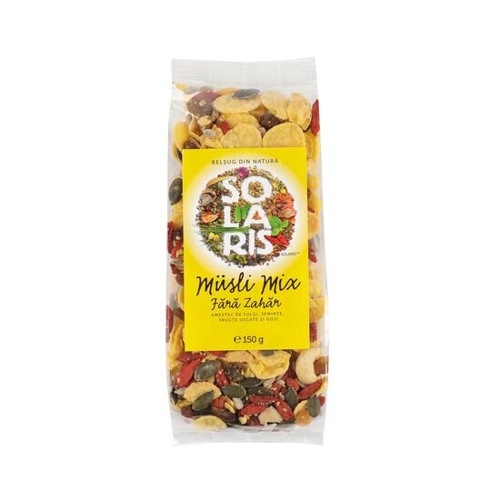 Musli mix fara zahar, 150gr, Solaris