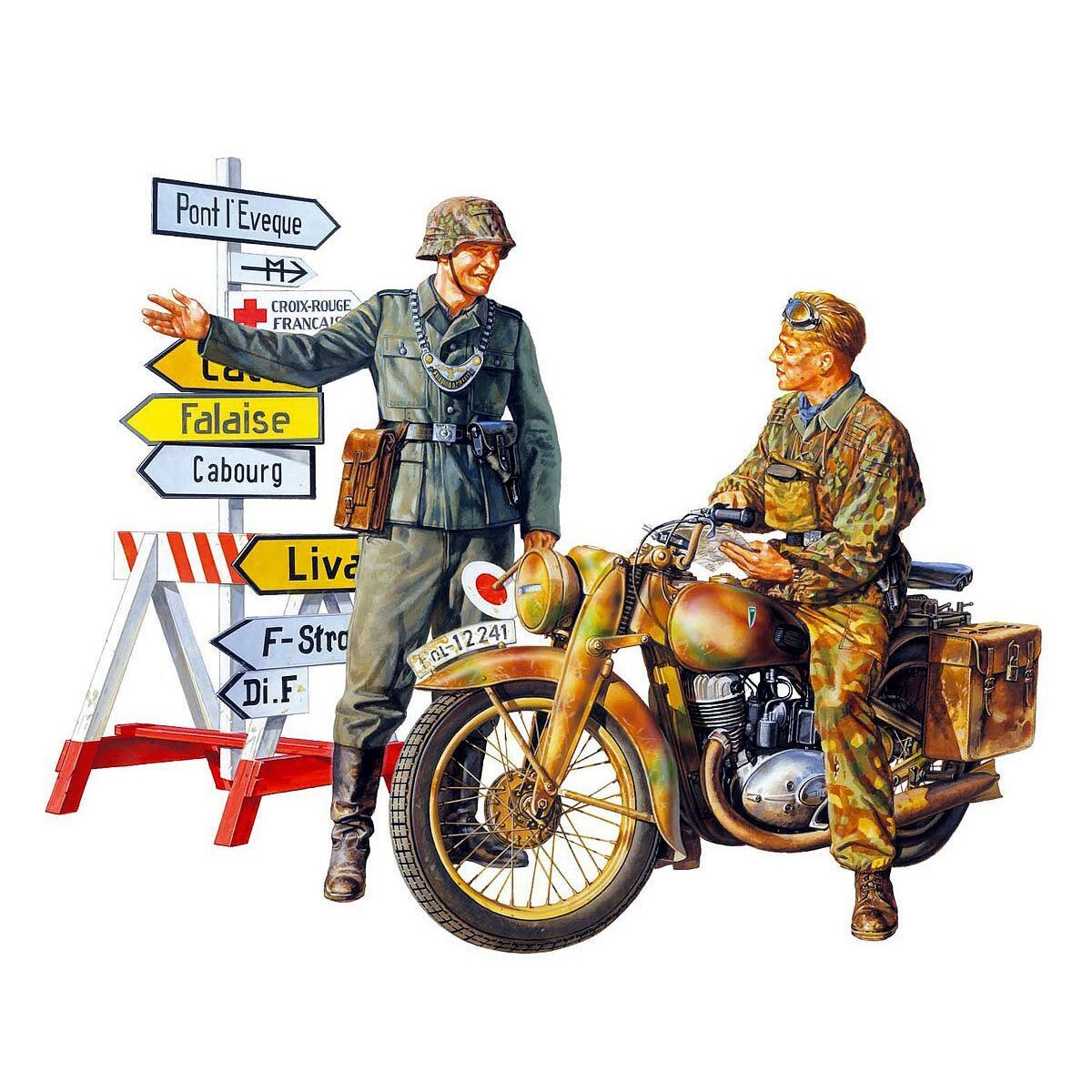 Macheta Militara Tamiya German Motorcycle DKW NZ350 1:35 TAM 35241