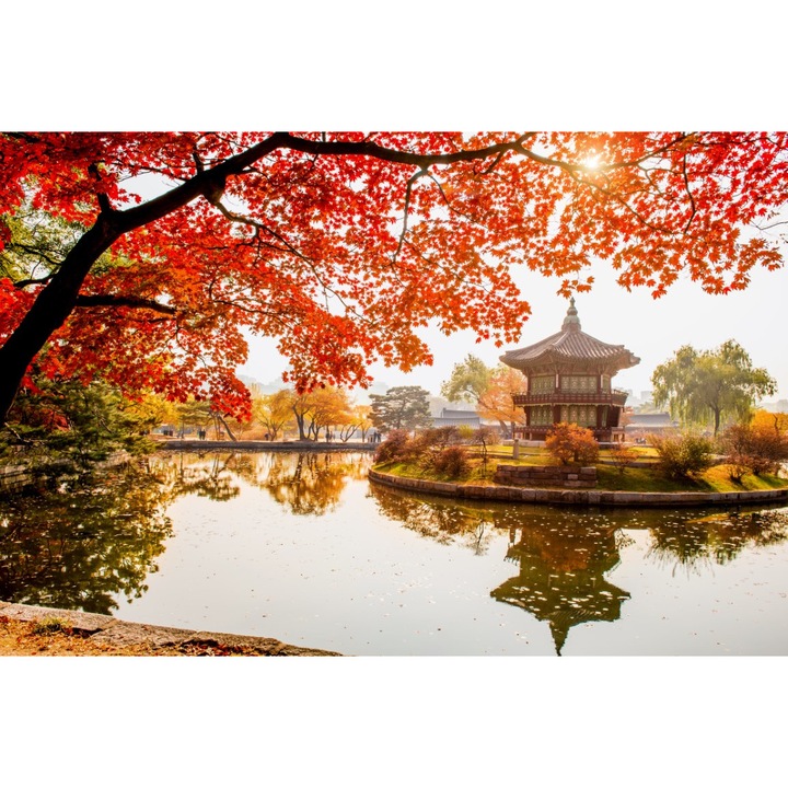 Öntapadó PVC tapéta 80x130 cm Insulita Szöulban