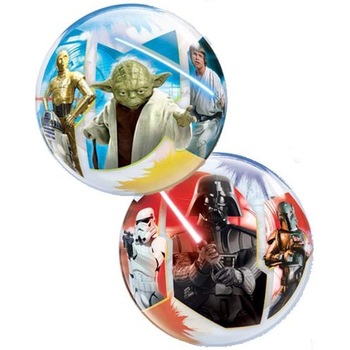 Balon Air Bubble Star Wars - 30cm, Qualatex, Set 10 buc Balon Air Bubble Star Wars - 30cm, Qualatex, Set 10 buc