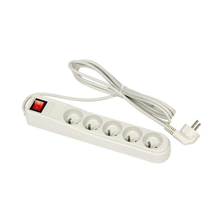 Prelungitor cu intrerupator 5 prize si cablu 3m