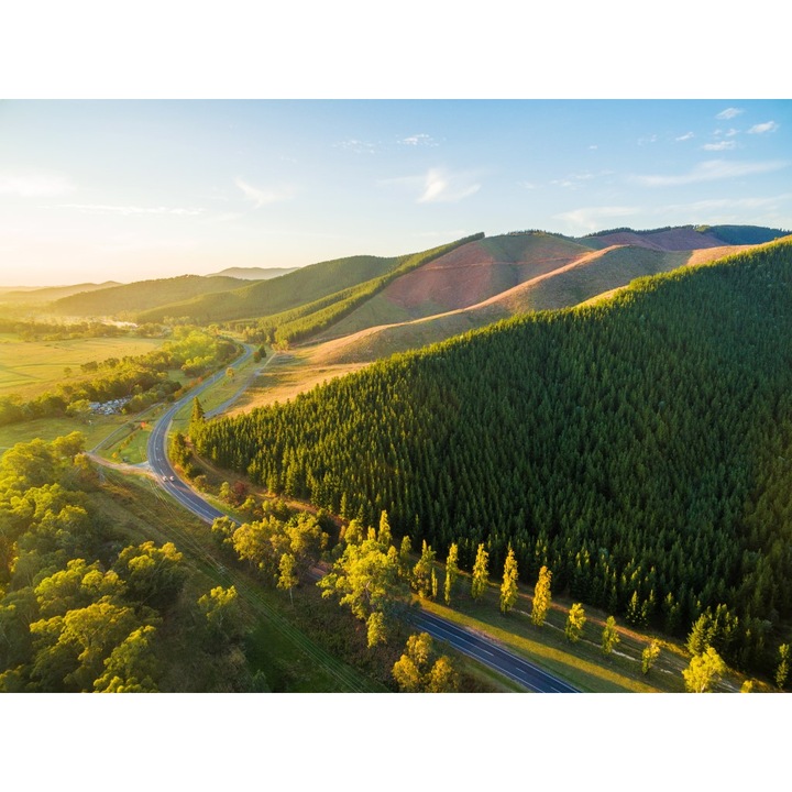 PVC matrica tapéta 80x130 cm Reggel Ausztrália dombjain