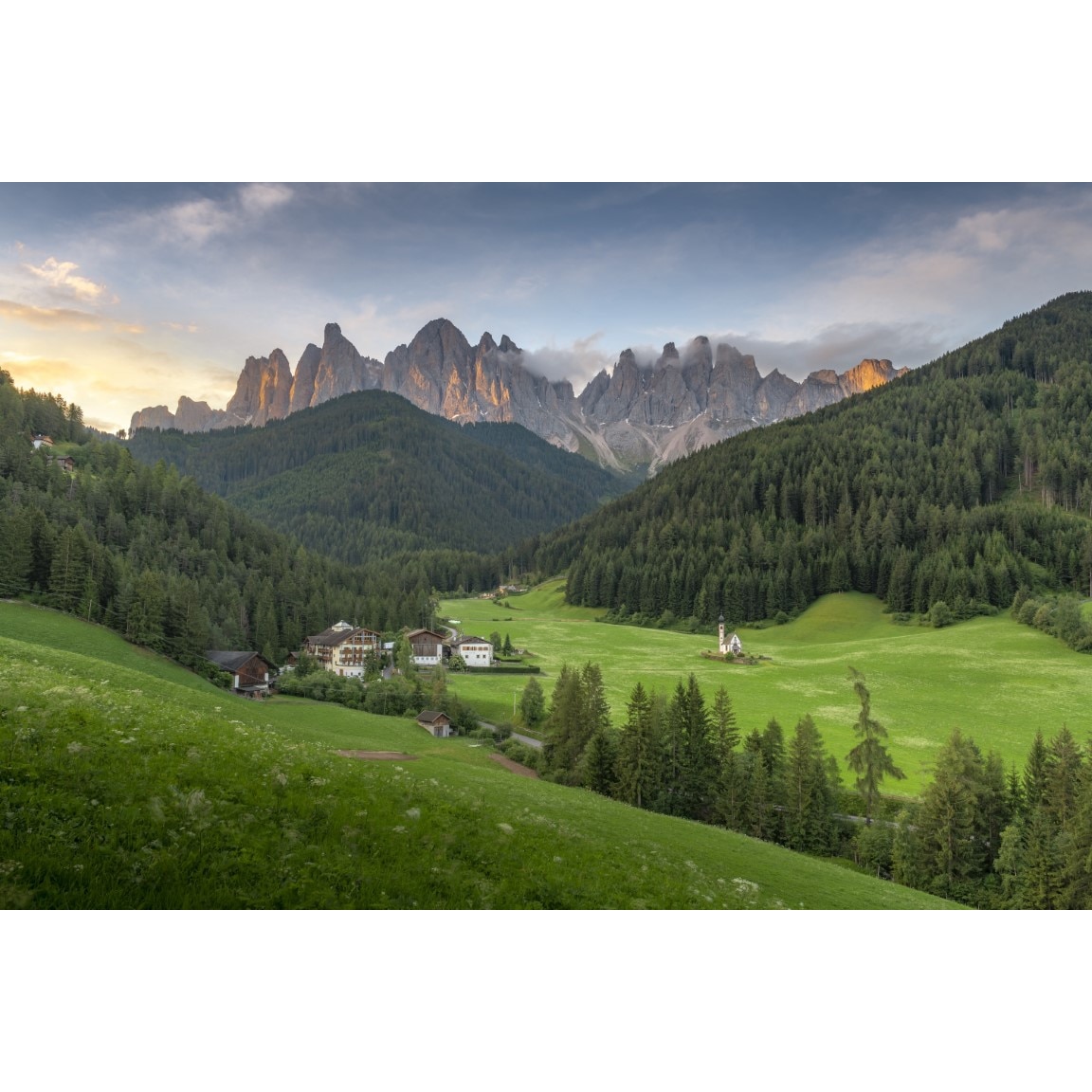 Fototapet autocolant PVC 120x180 cm Peisaj din Dolomites, italia