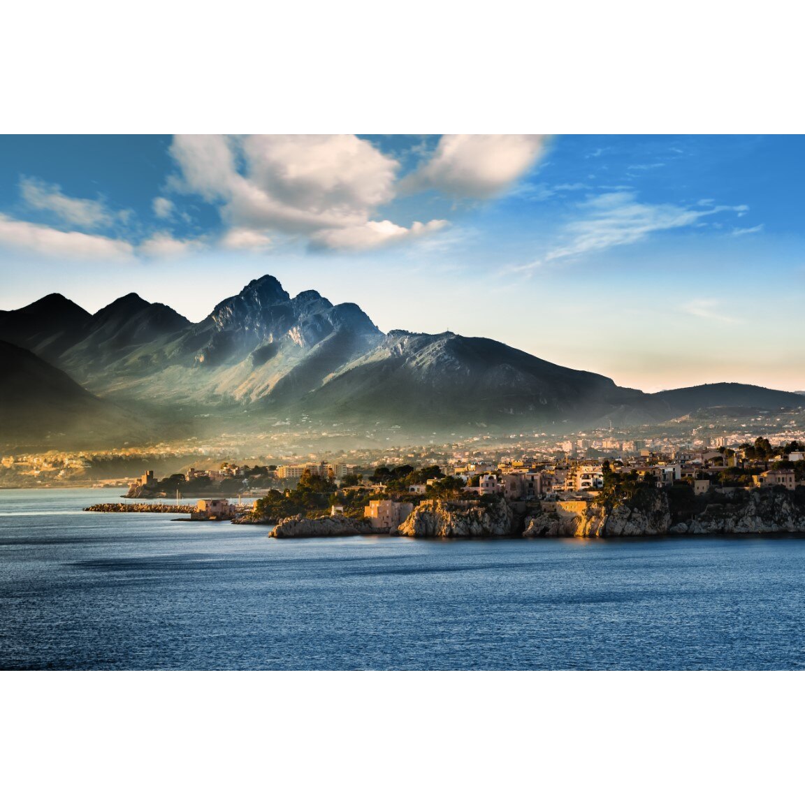 Fototapet autocolant PVC 75x100 cm Peisaj din Sicilia