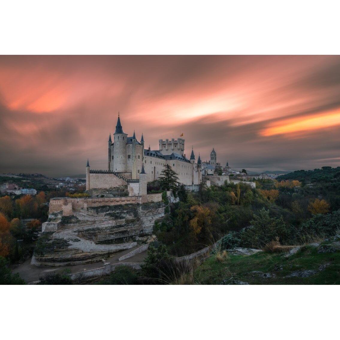 Tablou canvas City58 Castel Provence, 90 x 60 cm