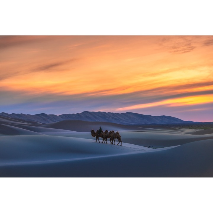 PVC matrica tapéta 80x130 cm A kék sivatag