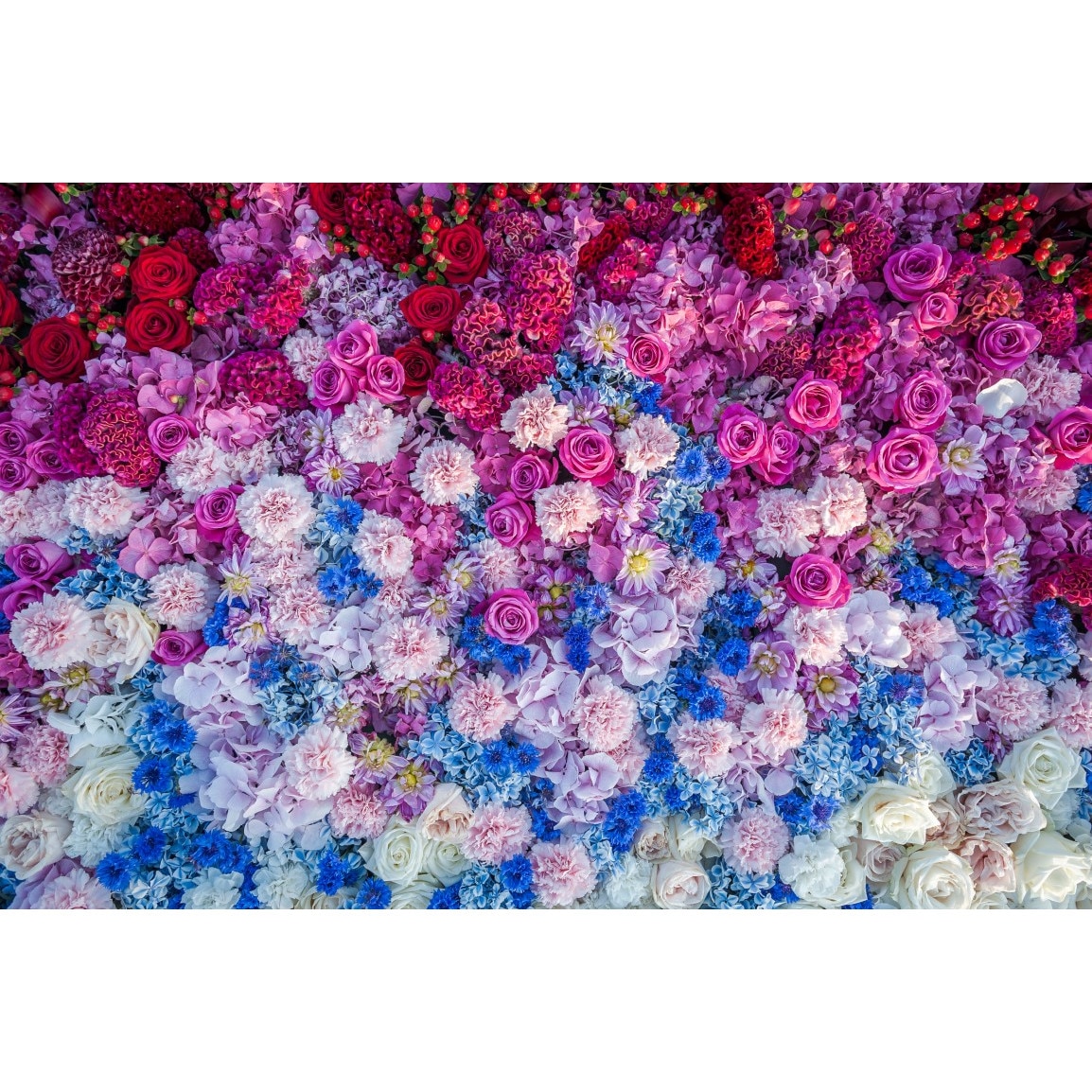 Fototapet autocolant PVC 70x100 cm Covorul de flori model 4