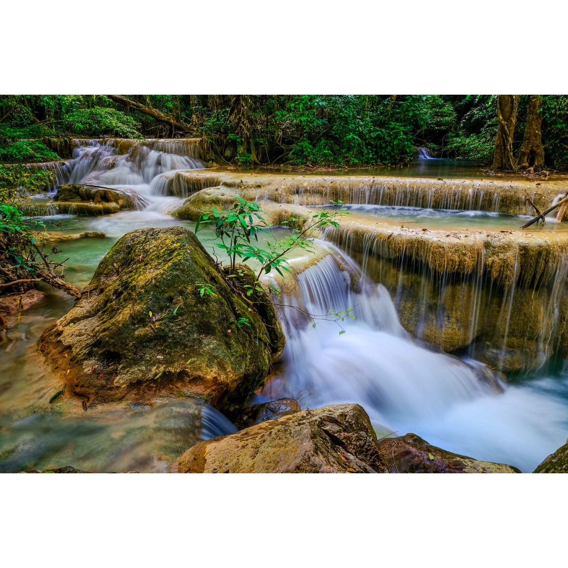 Fototapet autocolant PVC 120x180 cm Cascada model 53