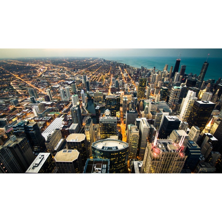 PVC matrica tapéta 80x130 cm New York panoráma