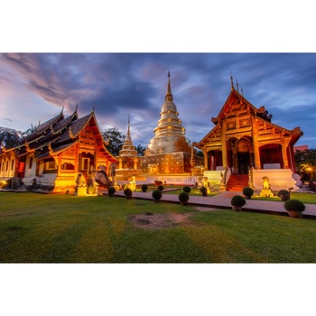 Fototapet autocolant PVC 70x120 cm Templu din Thailanda Fototapet autocolant PVC 70x120 cm Templu din Thailanda