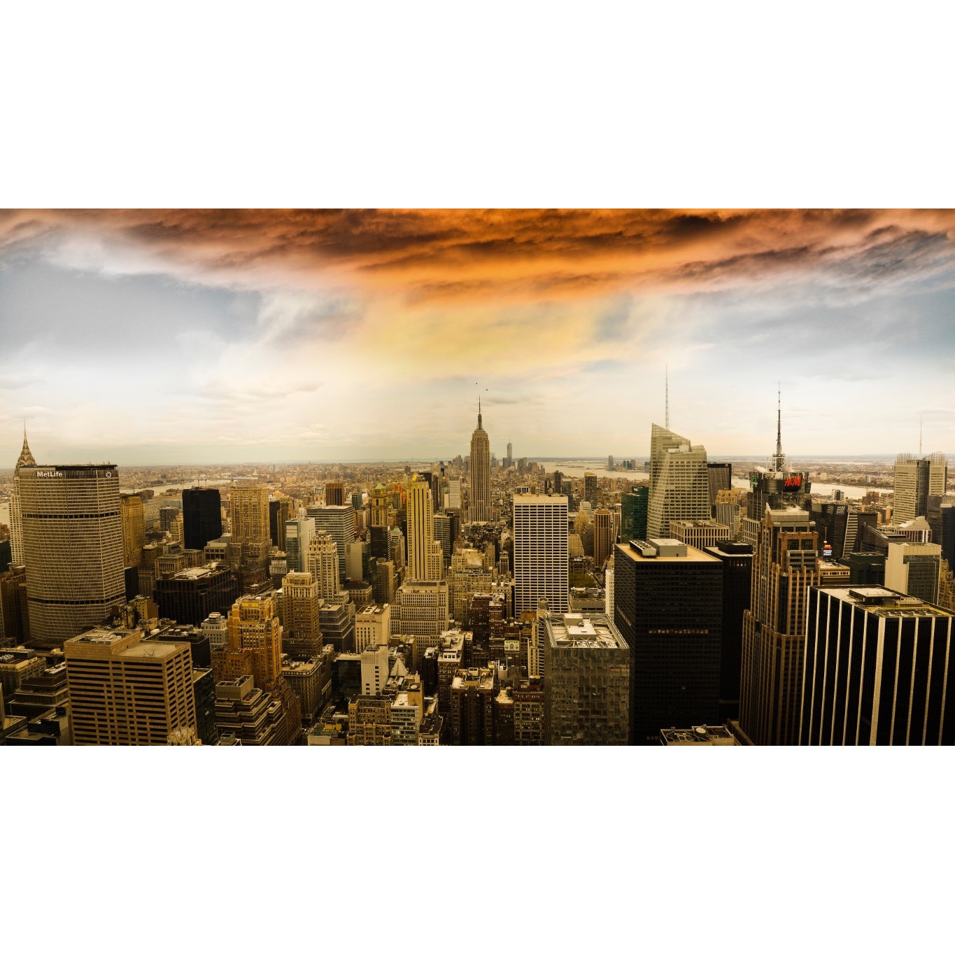 Fototapet autocolant PVC 75x110 cm Toamna la New York