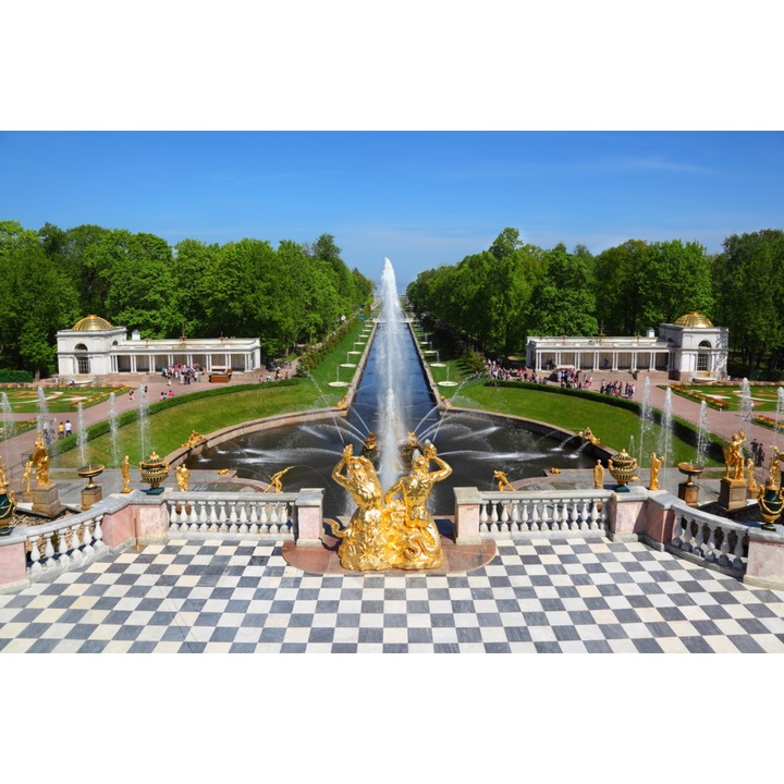 PVC matrica tapéta 80x130 cm Fountain Oroszországból