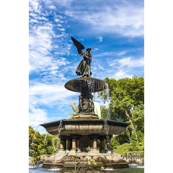 PVC matrica tapéta 80x130 cm Fountain New Yorkból