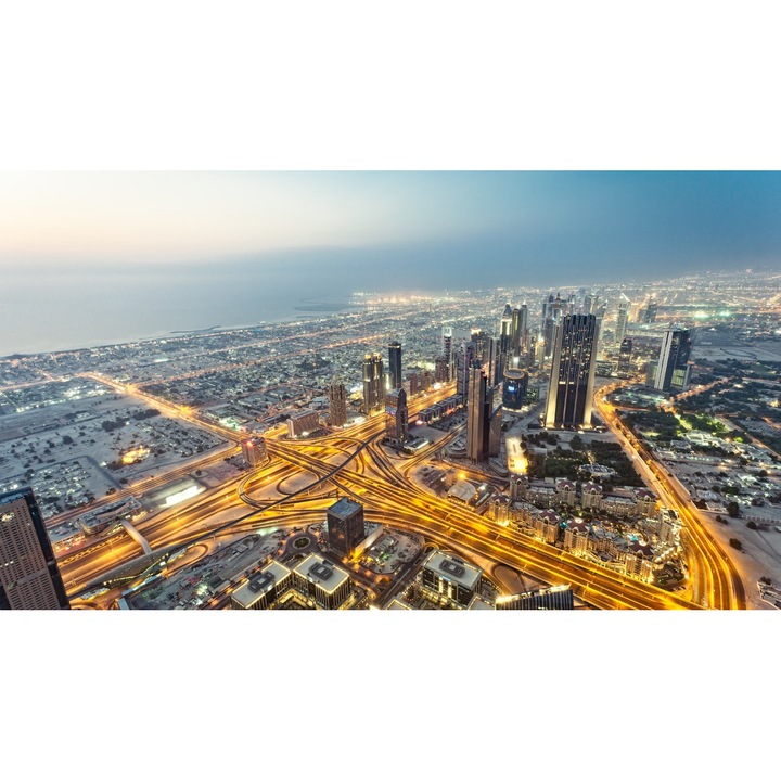 PVC matrica tapéta 80x130 cm Városi éjszaka