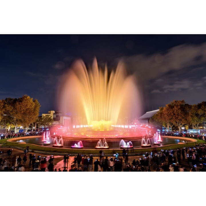 PVC matrica tapéta 80x130 cm A varázskút Barcelonából