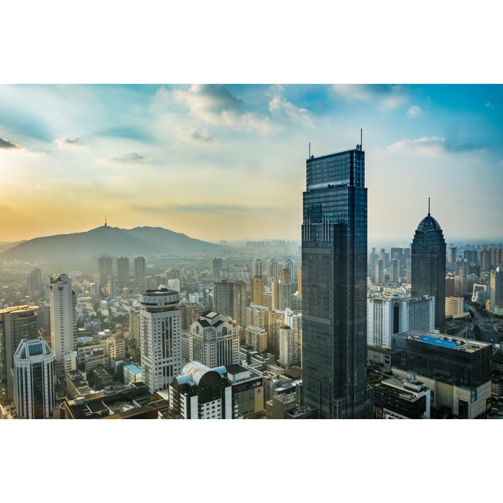 PVC matrica tapéta 90x130 cm Felhőkarcolók Indonéziából