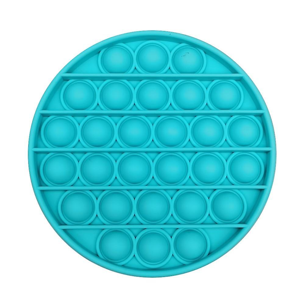 Jucarie senzoriala antistres, Pop It Now, Push Bubble, albastru, 12.5 x 12.5 x 1.5 cm, + 3 ani