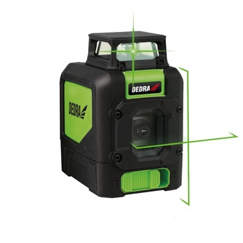 Nivela laser verde cu plan 360 grade si linii in cruce MC0905 Dedra Nivela laser verde cu plan 360 grade si linii in cruce MC0905 Dedra