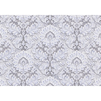 Tapet Slavyanski Oboi, Tukan 6587-10, model fantezie cu flori, gri-bleu, semilavabil, acrilic, pentru living sau dormitor Tapet Slavyanski Oboi, Tukan 6587-10, model fantezie cu flori, gri-bleu, semilavabil, acrilic, pentru living sau dormitor