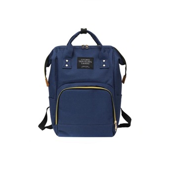 Rucsac multifunctional de umar bleumarin din panza oxford pentru bebelusi, copii si mamici, 39cm x26cm x18cm Rucsac multifunctional de umar bleumarin din panza oxford pentru bebelusi, copii si mamici, 39cm x26cm x18cm