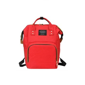 Rucsac multifunctional de umar rosu din panza oxford pentru bebelusi, copii si mamici, 39cm x26cm x18cm Rucsac multifunctional de umar rosu din panza oxford pentru bebelusi, copii si mamici, 39cm x26cm x18cm