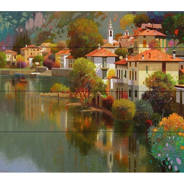 Pictura pe numere, pe Lemn 40*50 cm W002