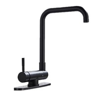 baterie pentru chiuveta de bucatarie neagra  cu arc innalt  rotativa 360 de grade pivotanta imagen 8_0_
0