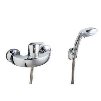 Baterie dus ,HANBA, montare perete , crom lucios Baterie dus ,HANBA, montare perete , crom lucios