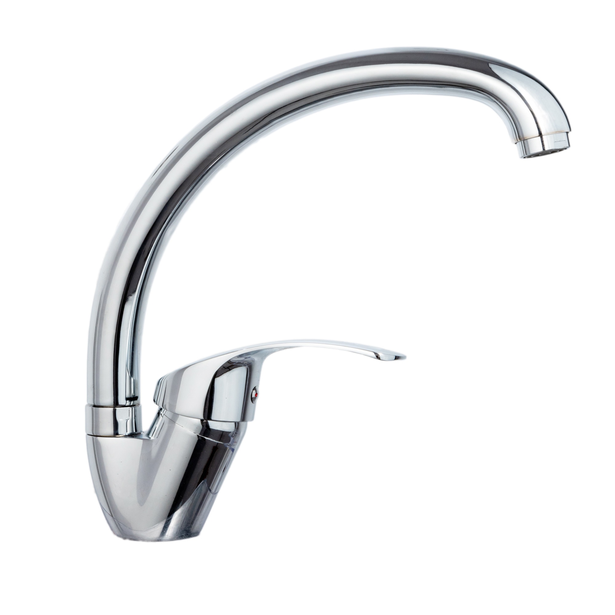 Baterie bucatarie HANBA, tip lebada , crom lucios