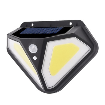 Lampa solara de perete cu senzor de miscare si lumina cu 50 leduri COB Lampa solara de perete cu senzor de miscare si lumina cu 50 leduri COB