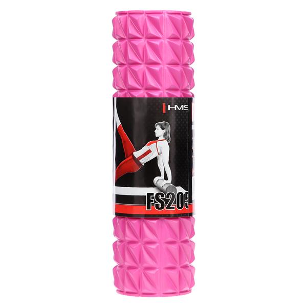 Roller masaj/yoga HMS FS205, 45 x 13.5 cm, roz