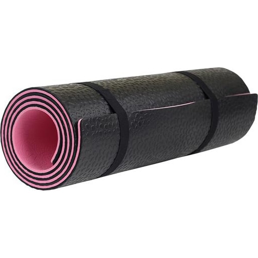 Saltea fitness/yoga/pilates HMS YM06T, 180 x 60 x 0.8 cm, roz/negru
