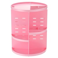 organizator de produse cosmetice machiaj  rotativ 360 de grade roz imagen 21_0_
0