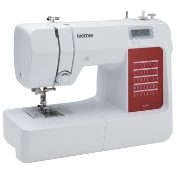 Masina cusut computerizata Brother CS 10S, 40 cusaturi, ecran LCD, infilare semiautomata, 5 modele butoniera 1 pas, LED, 850 imp/min, alb Masina cusut computerizata Brother CS 10S, 40 cusaturi, ecran LCD, infilare semiautomata, 5 modele butoniera 1 pas, LED, 850 imp/min, alb