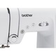 Masina de cusut computerizata Brother FS40S, 40 cusaturi, ecran LCD, buton start/stop, dispozitiv infilare, latimea si pasul reglabile, 5 modele butoniera 1 pas, iluminare LED, 750 imp/min, alb
