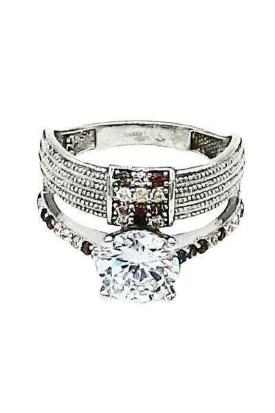 Inele Argint 925 Desiree, Argintiu - Multicolor