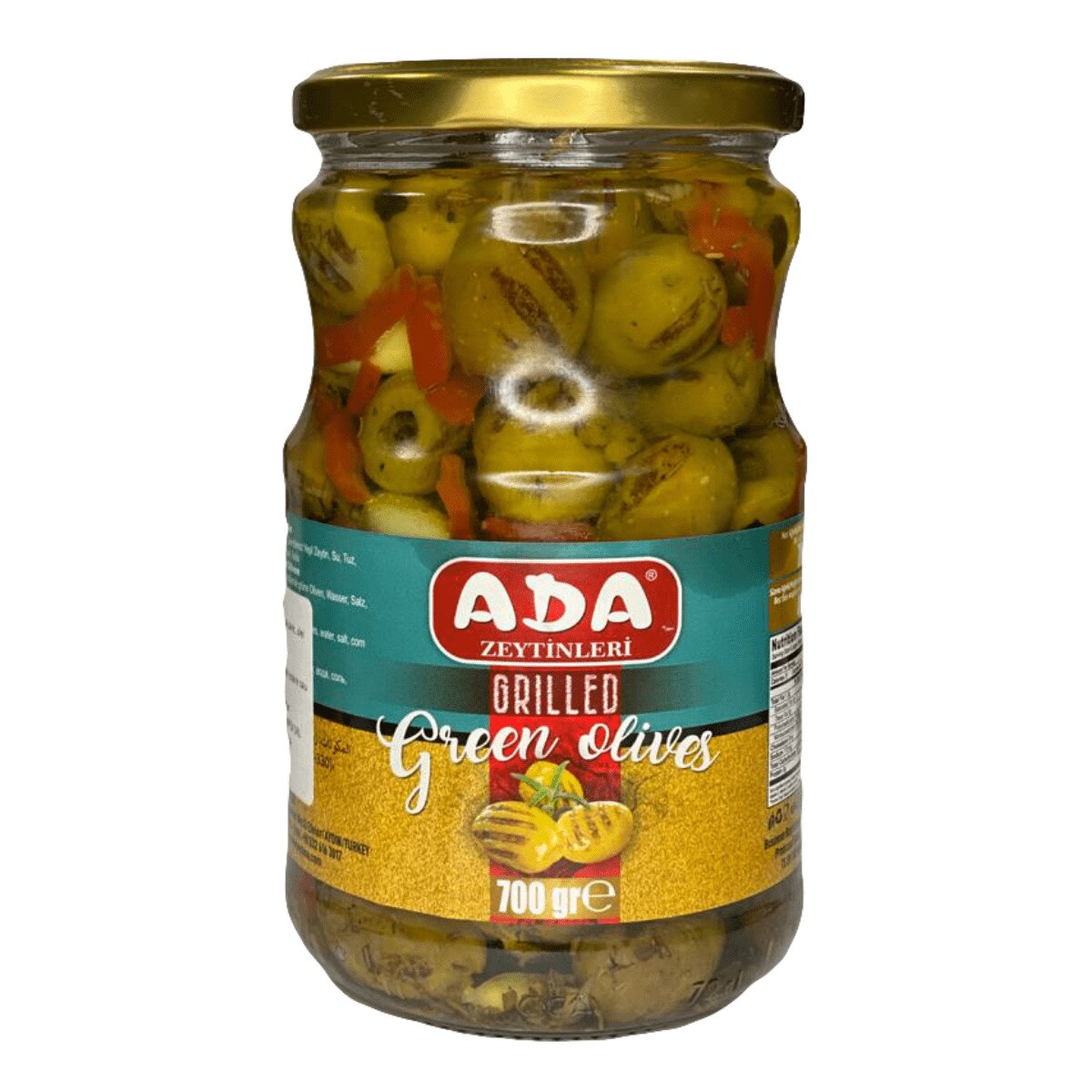 Masline verzi la grill ADA, 700g