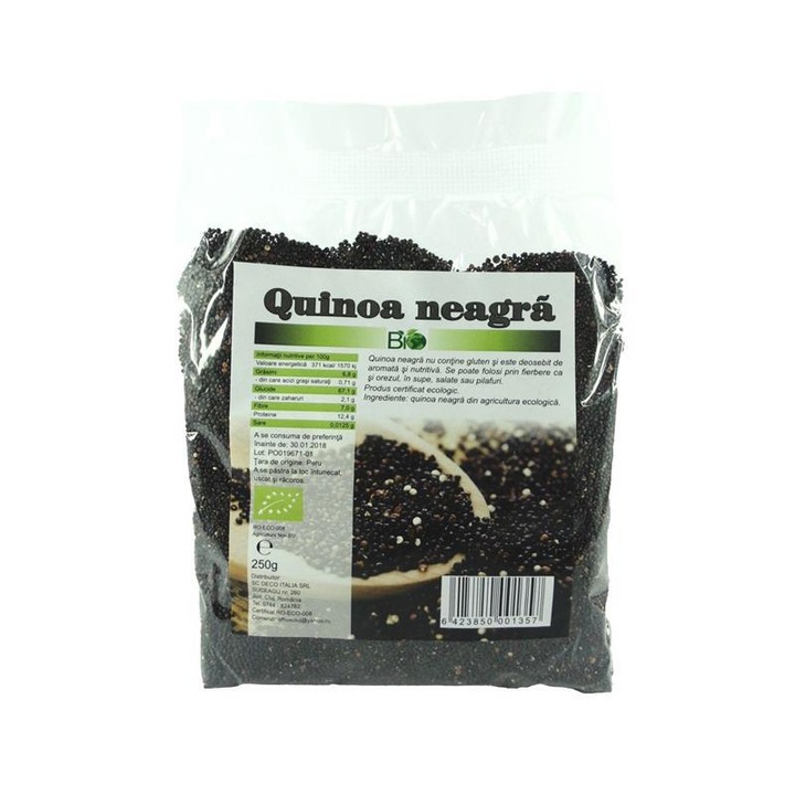 Bio Black Quinoa 250 gramm Deco Italia