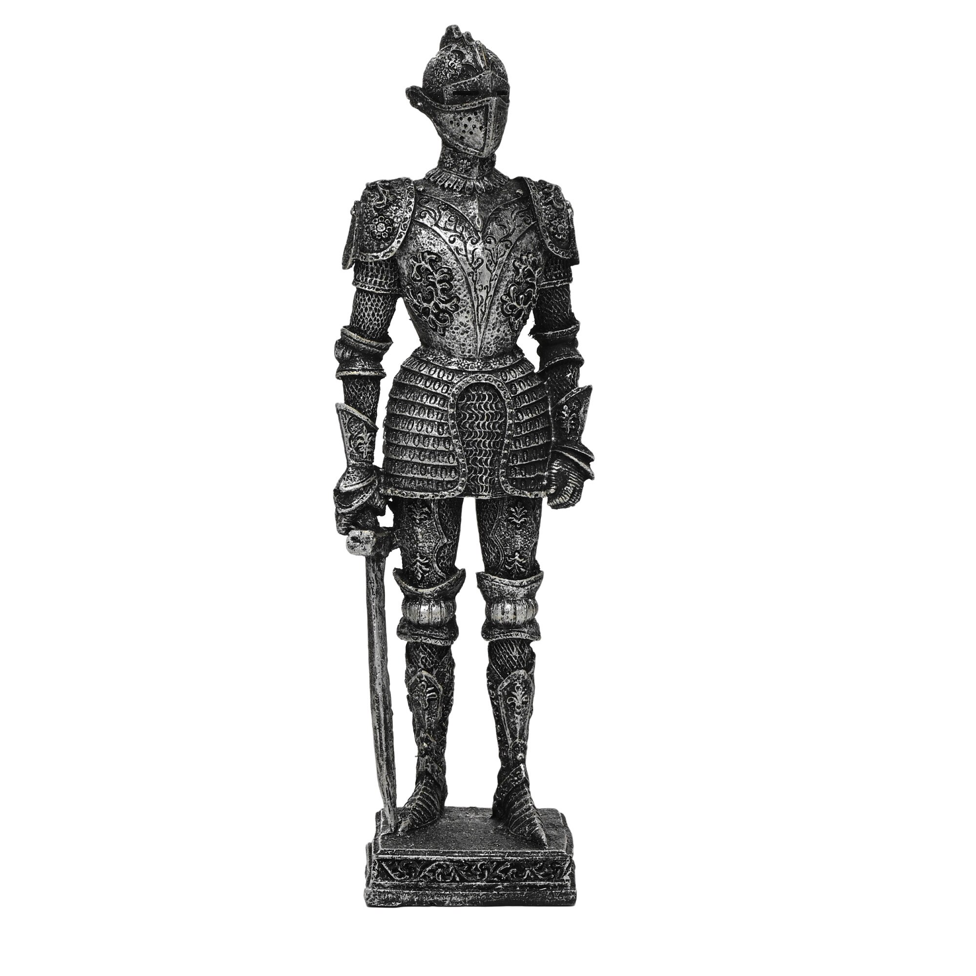 Statueta Cavaler Spadasin I, 23 cm, realizata din rasina