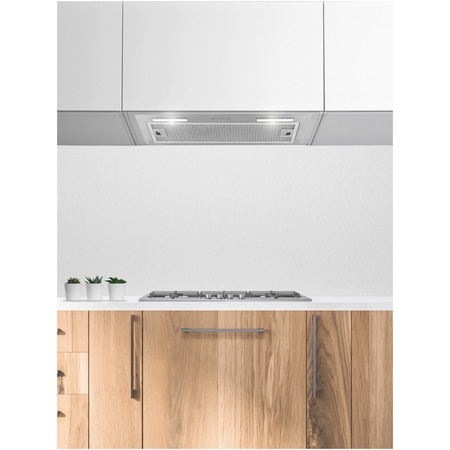 Hota incorporabila Turbionaire TSL50S, Capacitate absorbtie 610 mc/h, Clasa B, 3 viteze, Iluminare LED, 1 motor, 50 cm, Inox