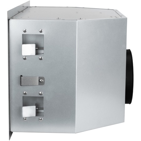 Hota incorporabila Turbionaire TSL50S, Capacitate absorbtie 610 mc/h, Clasa B, 3 viteze, Iluminare LED, 1 motor, 50 cm, Inox