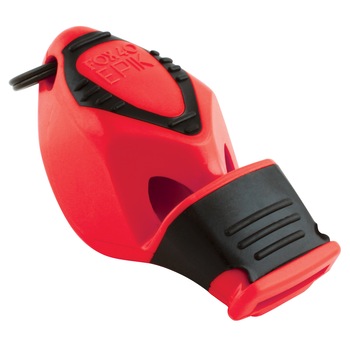 Fluier FOX 40 Epik CMG cu snur, Rosu, 115dB Fluier FOX 40 Epik CMG cu snur, Rosu, 115dB