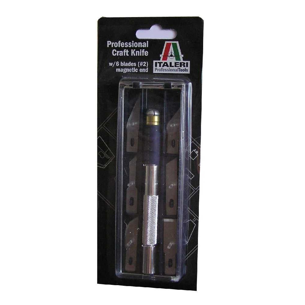 Unelte pentru modelism Italeri Professional Craft Knife Cutter 1buc + 6 lame ITA 50822